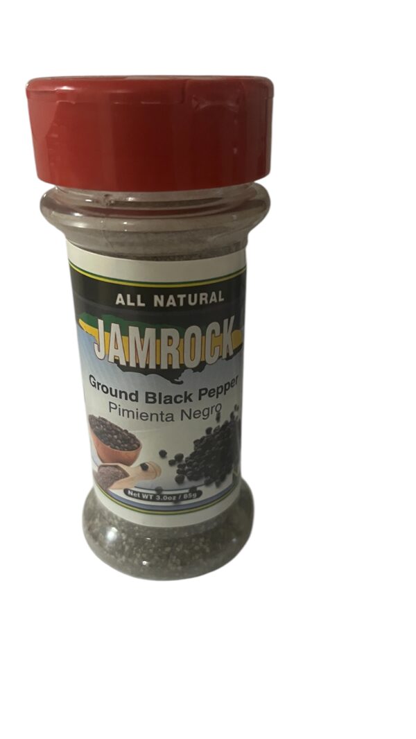 Jamrock Ground Black pepper 3oz