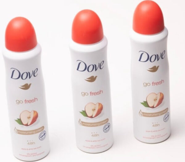3 -Pack Dove Go  Fresh Antipersirant Spray