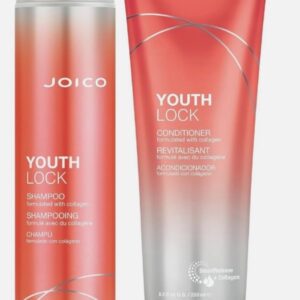 Joico YouthLock Shampoo 10.1 fl oz & Conditioner 8.5 oz Formulated With Collagen