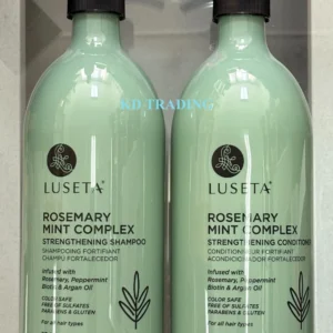 (2-Pack) LUSETA ~ ROSEMARY MINT COMPLEX Strengthening SHAMPOO + CONDITIONER