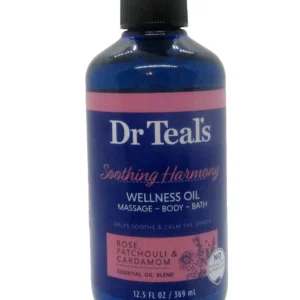 Dr. Teal's Soothing Harmony Wellness Oil-Rose, Patchouli, Cardamon 12.5 oz.