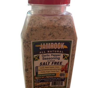 Jamrock All Natural Garlic Pepper seasoning Salt Free
