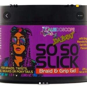 Kaleidoscope So So Slick x Da Brat Braid & Grip Gel 8 Oz