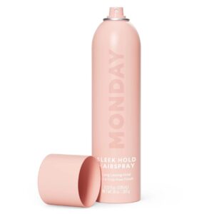 2pack MONDAY HAIRCARE SLEEK HOLD Hairspray for Long-Lasting Finish 10 oz