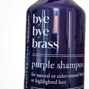 Findley Bye Bye Brass Purple Shampoo for Natural or Dyed Blonde or Highlighted Hair - With Avocado Oil & Castor Oil | Neutralizes Brassiness | Gently Cleanses | Paraben Free (32 oz)