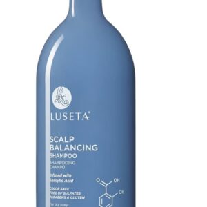 Luseta Scalp-Balancing Shampoo for Women, Reducing Build-up with Salicylic Acid, Anti-Dandruff Shampoo for Men, Clarifying for Refreshing, pH-Balanced, 33.8 Fl Oz